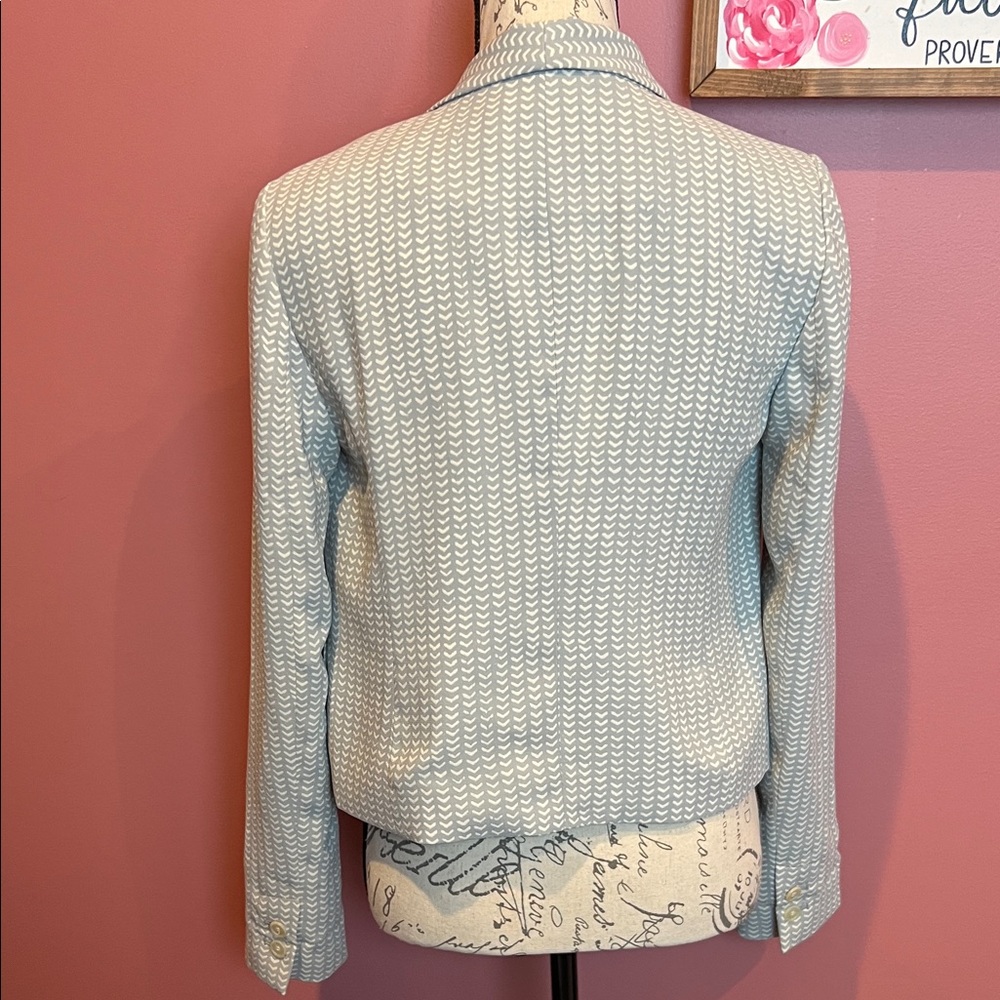 LOFT Textured Cream Blazer - Picture 3 of 3
